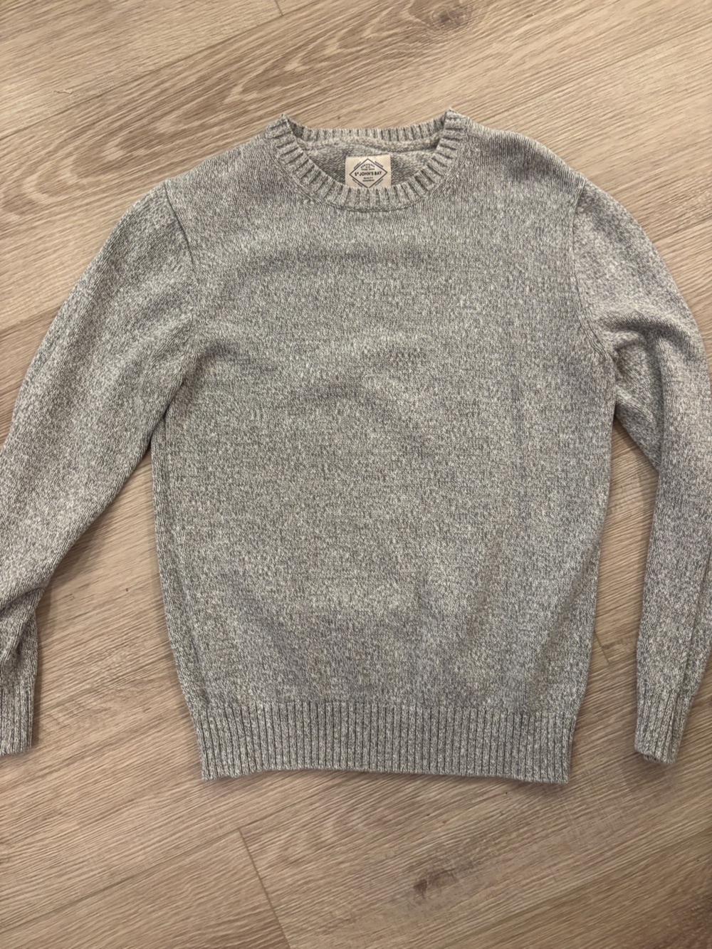 St. John's Bay Men's Heather Gray Crewneck Sweater